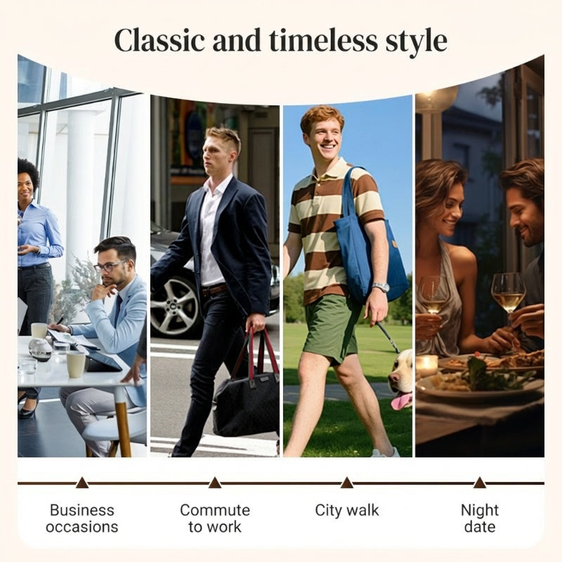 π 60% OFF! π Classic Menβs Slip-On Leather Shoes β Premium Calfskin, All-Day Comfort & Effortless Style