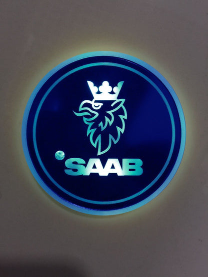 Hot Sale 🎁50% OFF 🎁7 Colors Led Car Logo Cup Lights up Holder(1 pair)