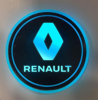 Hot Sale 🎁50% OFF 🎁7 Colors Led Car Logo Cup Lights up Holder(1 pair)