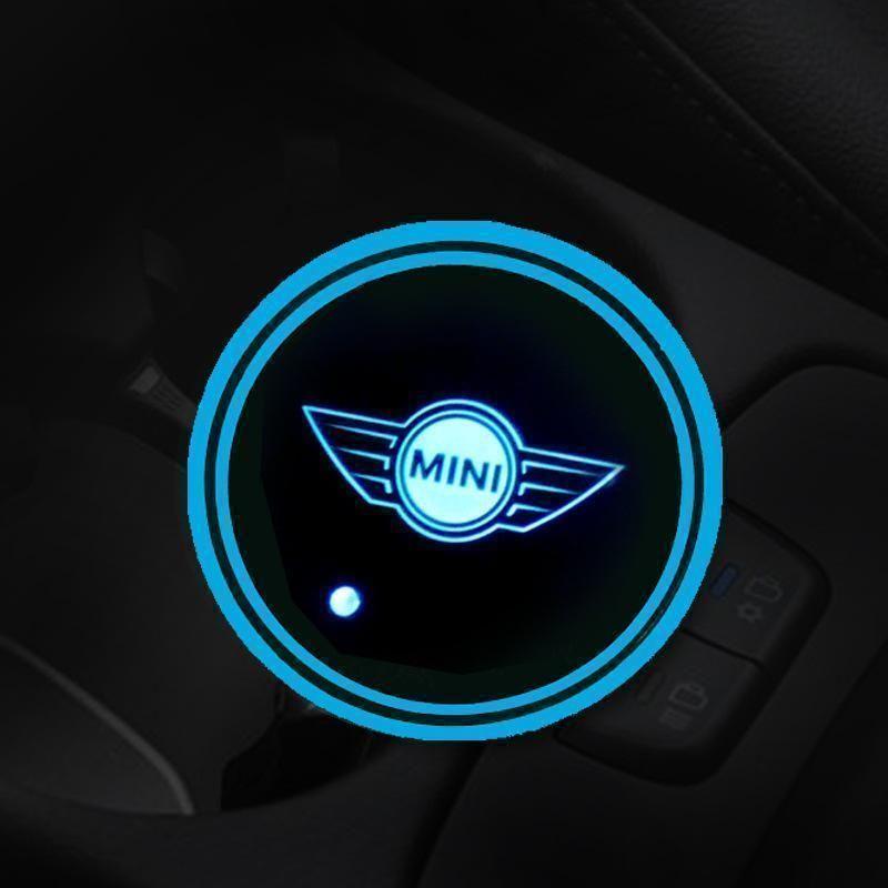 Hot Sale 🎁50% OFF 🎁7 Colors Led Car Logo Cup Lights up Holder(1 pair)