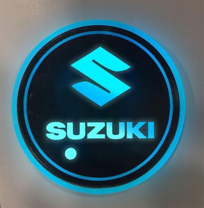 Hot Sale 🎁50% OFF 🎁7 Colors Led Car Logo Cup Lights up Holder(1 pair)