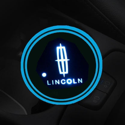 Hot Sale 🎁50% OFF 🎁7 Colors Led Car Logo Cup Lights up Holder(1 pair)